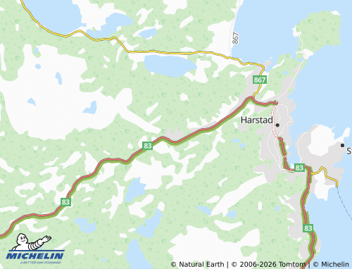 Mappa MICHELIN Åsegarden - ViaMichelin
