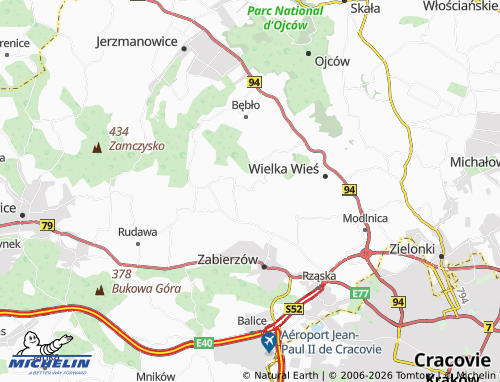 MICHELIN Bolechowice map - ViaMichelin