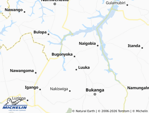 MICHELIN-Landkarte Bugonyoka - ViaMichelin