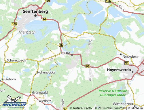 MICHELIN Lauta map - ViaMichelin