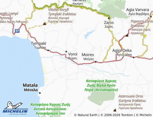 Mappa MICHELIN Kalyvia - ViaMichelin