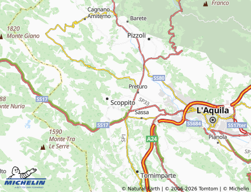 Mapa MICHELIN Cese - ViaMichelin