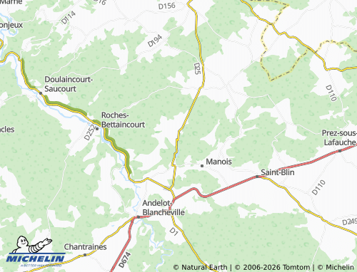 Mapa MICHELIN Reynel - ViaMichelin