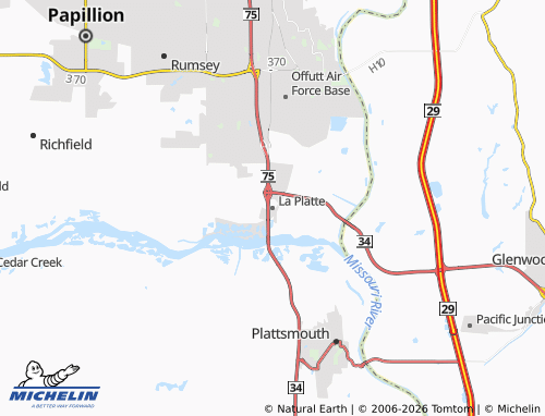 Mapa MICHELIN La Platte - ViaMichelin