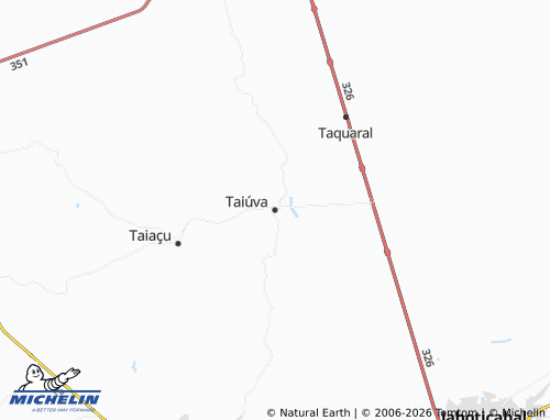 Mapa MICHELIN Taiúva - ViaMichelin