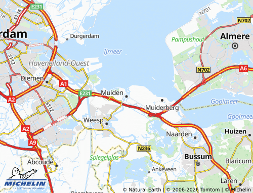 Mapa MICHELIN Muiden - ViaMichelin