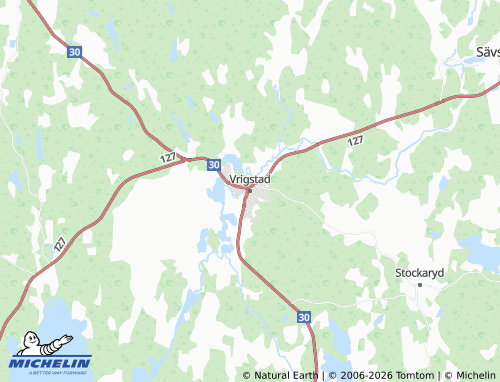 Carte MICHELIN Vrigstad - ViaMichelin
