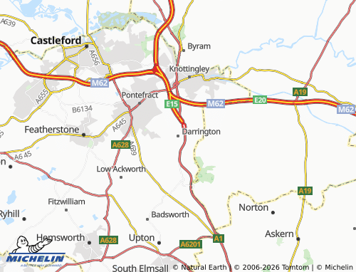 Carte MICHELIN Darrington - ViaMichelin
