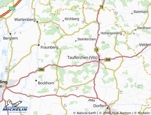 Mappa MICHELIN Inning am Holz - ViaMichelin