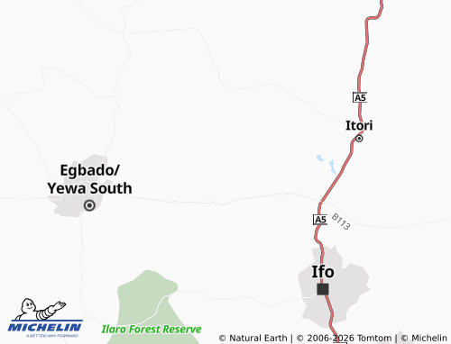MICHELIN Yobo map - ViaMichelin