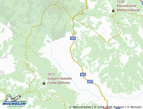 Carte MICHELIN Kovachevtsi - ViaMichelin