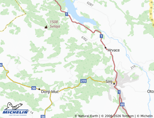 MICHELIN-Landkarte Marovići - ViaMichelin