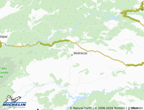 Mapa MICHELIN Molinicos - ViaMichelin