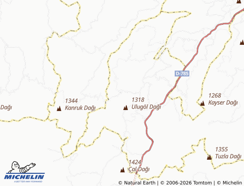 Mappa MICHELIN Sazlı - ViaMichelin