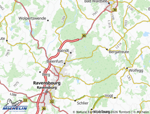 MICHELIN Grünenberg map - ViaMichelin