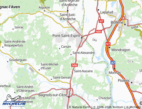 Mappa MICHELIN Saint-Alexandre - ViaMichelin