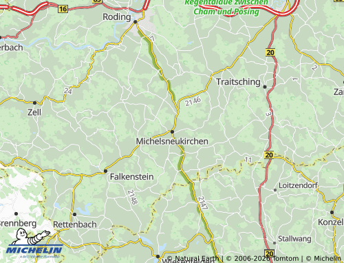 Mapa MICHELIN Michelsneukirchen - ViaMichelin