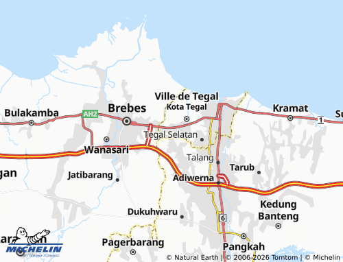 MICHELIN-Landkarte Krandon - ViaMichelin