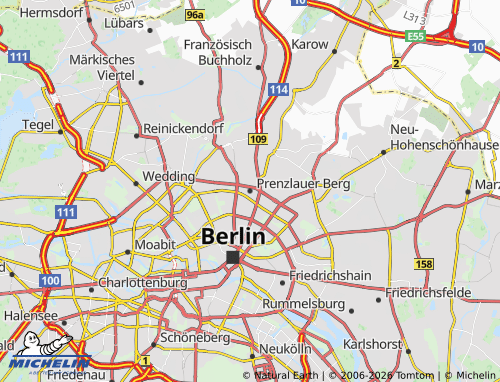 MICHELIN-Landkarte Prenzlauer Berg - ViaMichelin