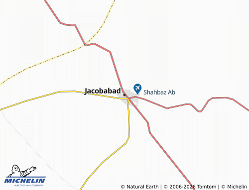 MICHELIN-Landkarte Jacobabad - ViaMichelin