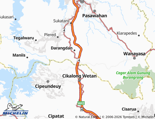 Carte MICHELIN Sawit - ViaMichelin
