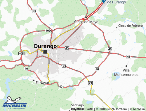 Mapa MICHELIN Ampliación Luz del Carmen - ViaMichelin