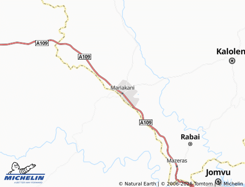 Kaart MICHELIN Mariakani - ViaMichelin