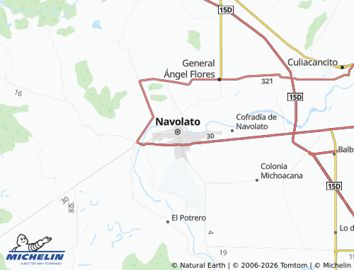 Mappa MICHELIN Pueblo Nuevo Número 2 - ViaMichelin