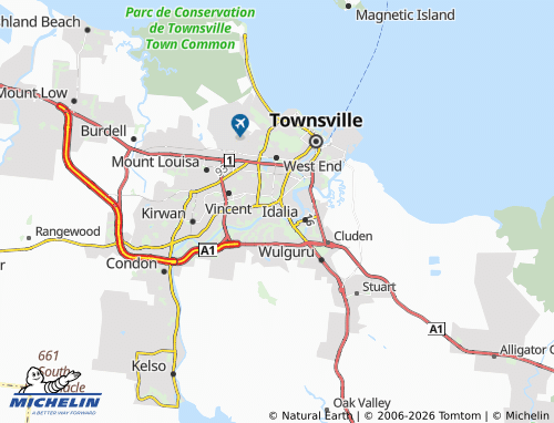 Mapa MICHELIN Mundingburra - ViaMichelin