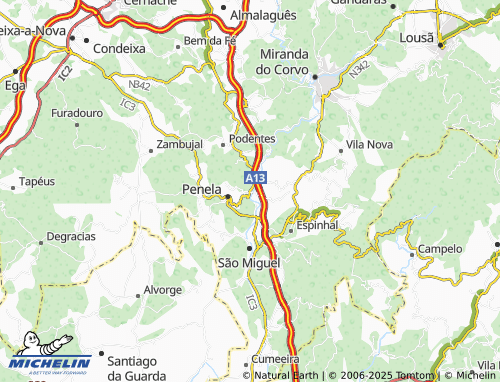 Carte MICHELIN Quinta de Cima - ViaMichelin