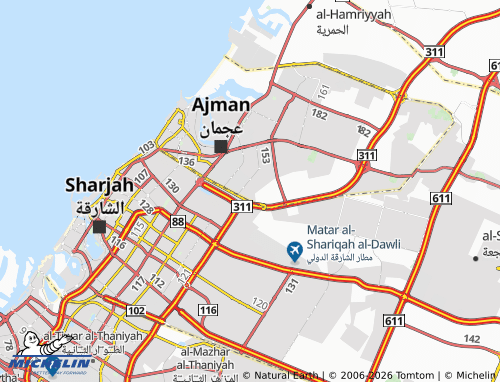 MICHELIN Mowaihat 3 map - ViaMichelin