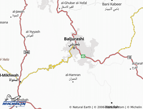 MICHELIN Al Qari map - ViaMichelin