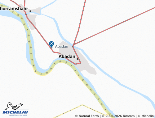 Mappa MICHELIN Abadan - ViaMichelin