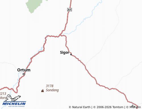 Mappa MICHELIN Sigor - ViaMichelin