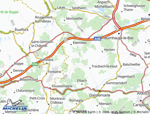 Carte MICHELIN Saint-Cosme - ViaMichelin