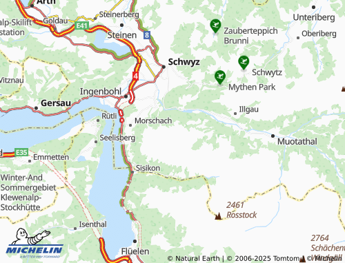 Mappa MICHELIN Stoos Schwyz - ViaMichelin