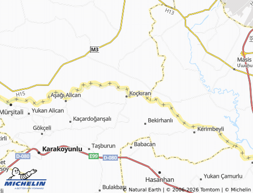 MICHELIN Koçkıran map - ViaMichelin