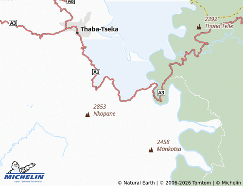 MICHELIN Mahlanapeng map - ViaMichelin