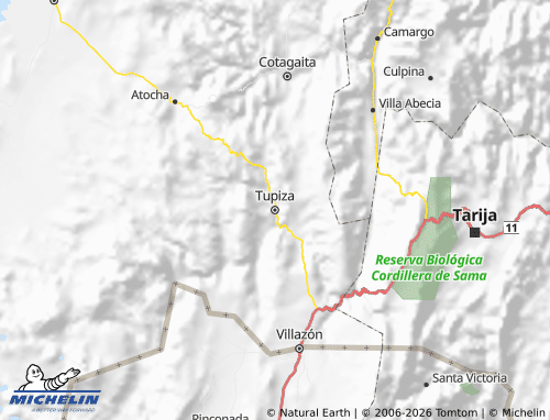 Mapa MICHELIN Sur Chichas - ViaMichelin