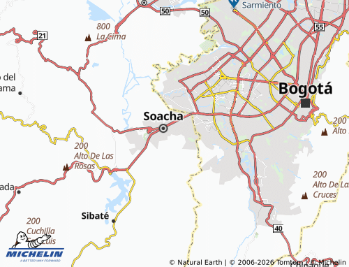 MICHELIN Supermanzanas map - ViaMichelin