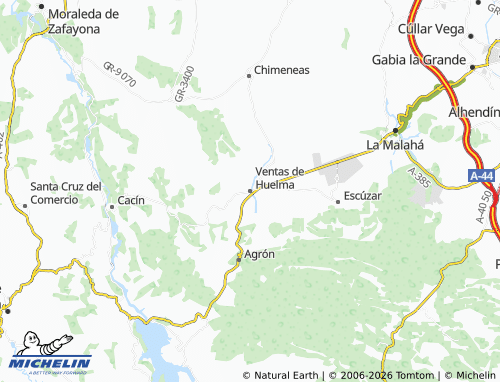 MICHELIN-Landkarte Ventas de Huelma - ViaMichelin