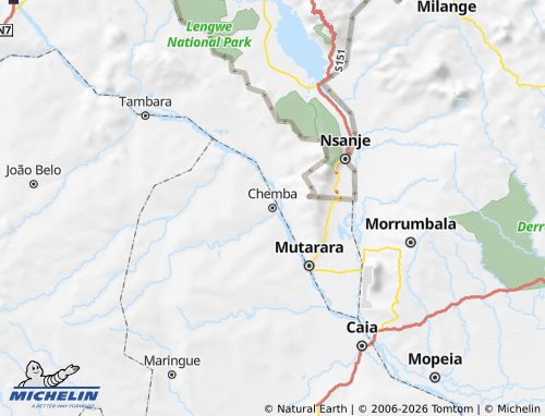 MICHELIN Chemba map - ViaMichelin