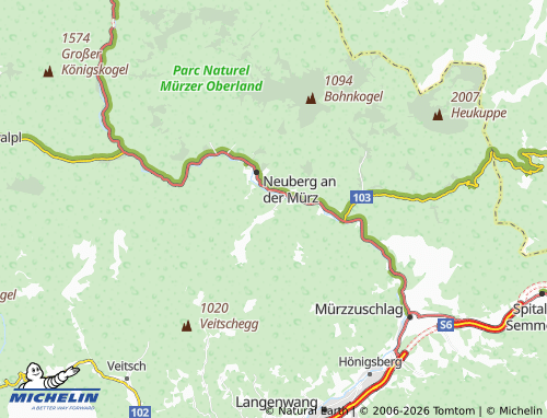 MICHELIN Arzbach map - ViaMichelin