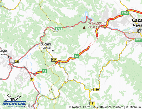 Mapa MICHELIN Negrišori - ViaMichelin