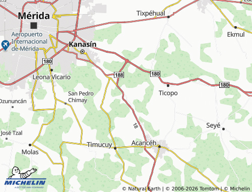 Carte MICHELIN Tepich Carrillo - ViaMichelin