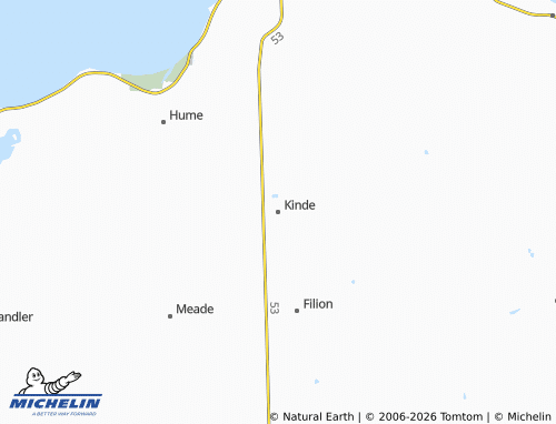 Carte MICHELIN Kinde - ViaMichelin