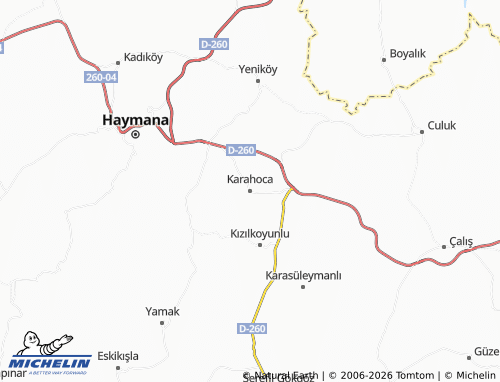 Mappa MICHELIN Karahoca - ViaMichelin