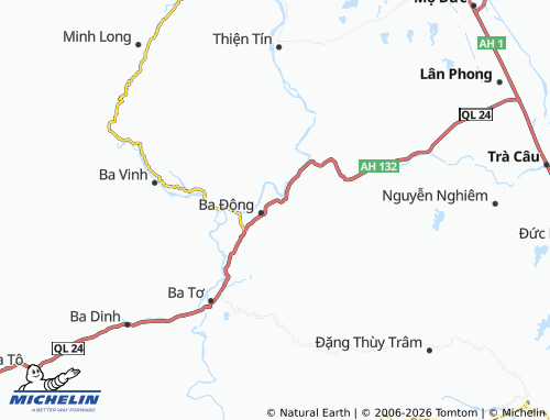 Mapa MICHELIN Ba Thành - ViaMichelin