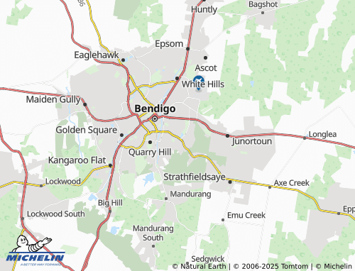 MICHELIN Kennington map - ViaMichelin