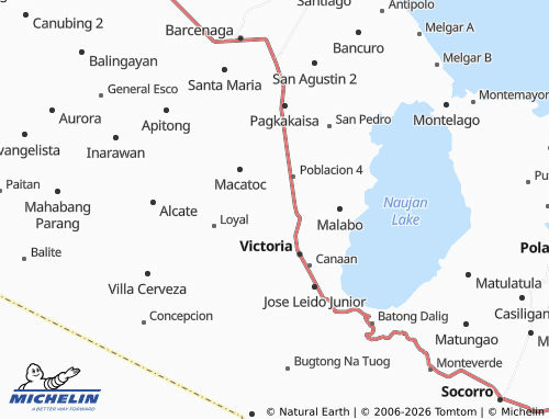 MICHELIN Poblacion 3 map - ViaMichelin